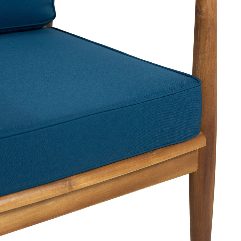 Emmry - Outdoor Acacia Wood Club Chair