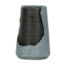 Indoor Outdoor Water Fountain, Unique Broken Urn Fountain Chic Dynamic Modern Design With Light For Garden