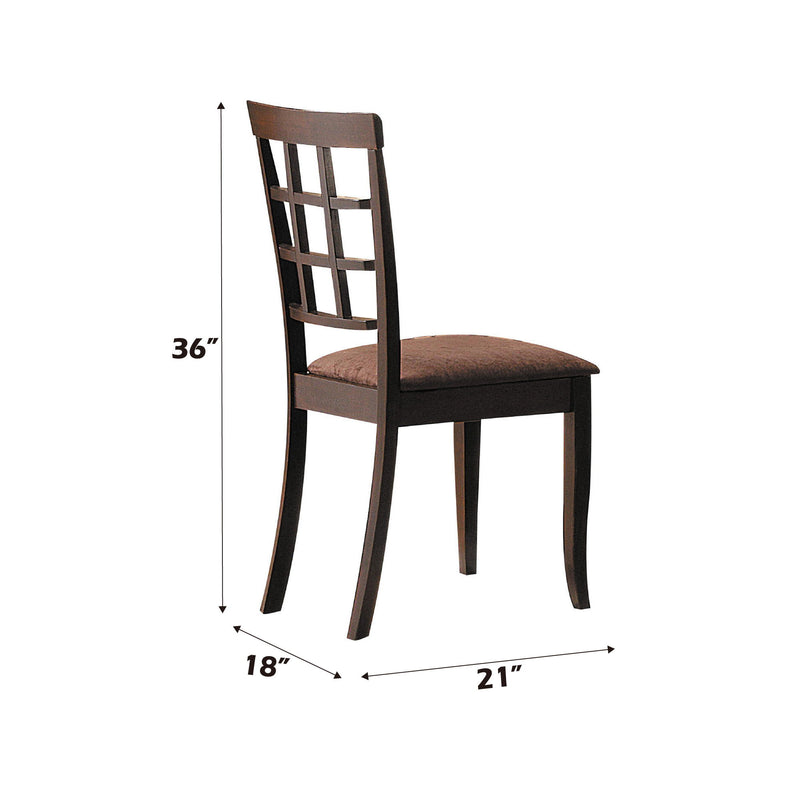 Cardiff - Micro Side Chair (Set of 2) - Dark Brown