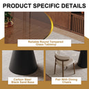 Round Glass Dining Table With Chairs