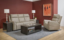 Vernon - Power Reclining Sofa With Console, Power Headrest, Lumbar, Heat & Massage