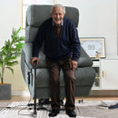 Oversized Power Lift Recliner Chai With Remote Control, Side Pocket, Spacious Seat