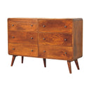 Large Curved Chest - Chestnut
