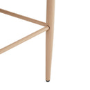 Upholstered Barstools With Back For Kitchen (Set of 2)