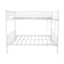Space Saving Bunk Bed With Metal Frame And Ladder