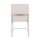 Fuji - Contemporary High Back Dining Chair, Modern Elegance (Set of 2)