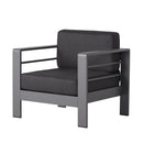 Cape Coral - 4 Pieces Outdoor Patio Chat Set