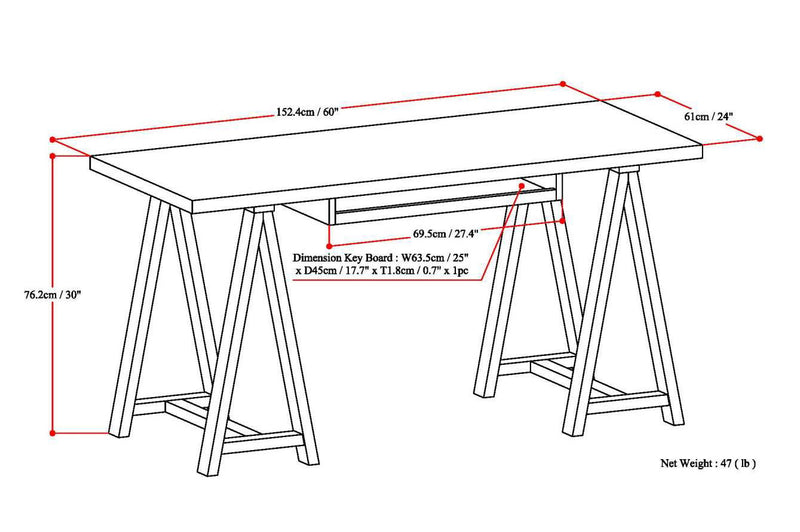 Sawhorse - Handcrafted Desk