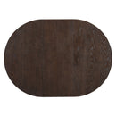 Topmax - 5 Piece Modern Extendable Round Dining Table Set With Removable Leaf For Small Places