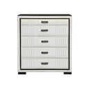 Isaiah - Upholstered Chest With LED Lighting