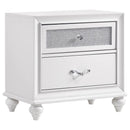 Barzini - 2-drawer Nightstand - Atlantic Fine Furniture Inc