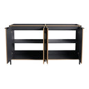 Contemporary Freestanding Bathroom Vanity With Adjustable Shelves