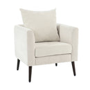 Modern Accent Upholstered Armchair With Pillow