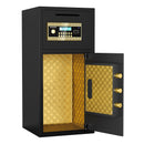 Large Double Door Coin Operated Safe, Digital Security Safe With Fireproof And Waterproof Bag