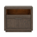 Athens - Open Nightstand - Dark Brown