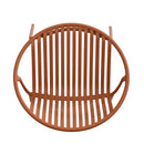 Stackable Outdoor Chairs With Breathable Plastic Backrest (Set of 2)