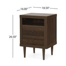 Nystrom - Mid Century Modern 2 Drawer Nightstand