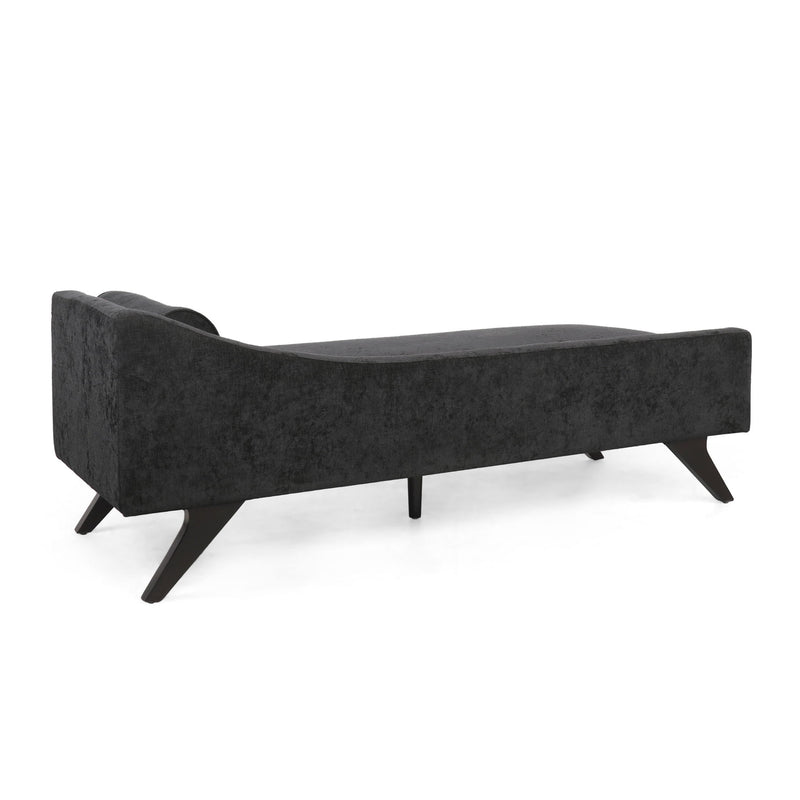 Etherealuxe - Chaise Lounge With Birch Splayed Legs