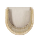 Curved Backrest Accent Chair