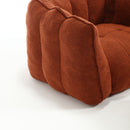 Soft Chenille Bean Bag Chair With High Resilient Foam