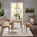 Modern Armless Dining Chair With Cane Back (Set of 2)