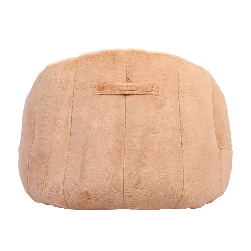 Beanbag Chair, Beanbag Sofa Chair With Armrests Stuffed High Density Foam