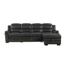 Coco - Blanche Sofa Bed With USB - Dark Gray