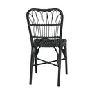 Outdoor Wicker Patio Dining Chairs Set With Durable Frame And Rattan Weave
