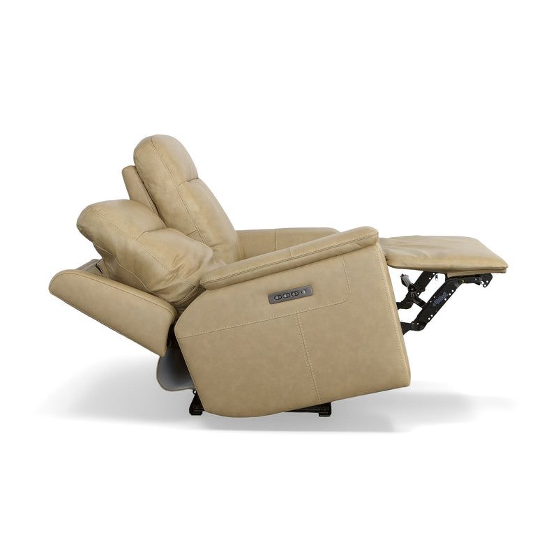 Odell - Power Reclining Loveseat With Power Headrests & Lumbar - Stone