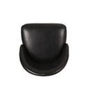 Contemporary Channel Stitch Counter Height Barstools (Set of 2) - Black / Espresso