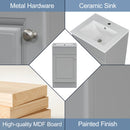 Bathroom Vanity With Sink, Cabinet With Adjustable Shelf