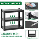 Stylish Metal Aquarium Stand For 20 - 30 Gallon Tanks, 3 Tier Adjustable Shelf