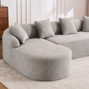 Combined Sofa With 4 Pillows