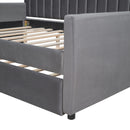 Upholstered Daybed With Slat Support
