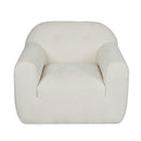 Harmonara - Boucle Upholstered Club Chair With Blind Tufting