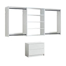 Devi - Wall Mounted Wood Closet System With Modular Units