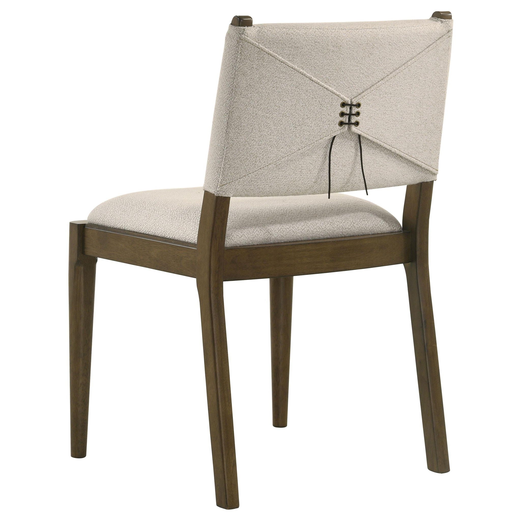 Ottowa Upholstered Dining Side Chair Brown (Set of 2) - Atlantic Fine Furniture Melbourne FL