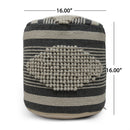 Diamond - Handcrafted Cylindrical Pouf