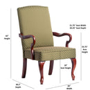 Delaney - Elegant Gooseneck Arm Chair With High Back