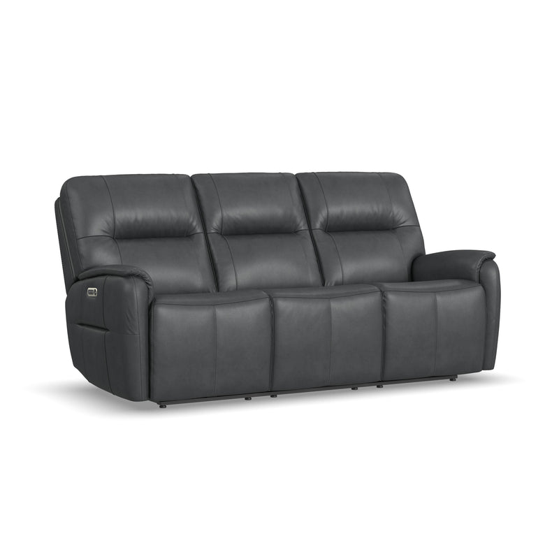 Wilson - Power Reclining Sofa With Power Headrests - Dark Brown