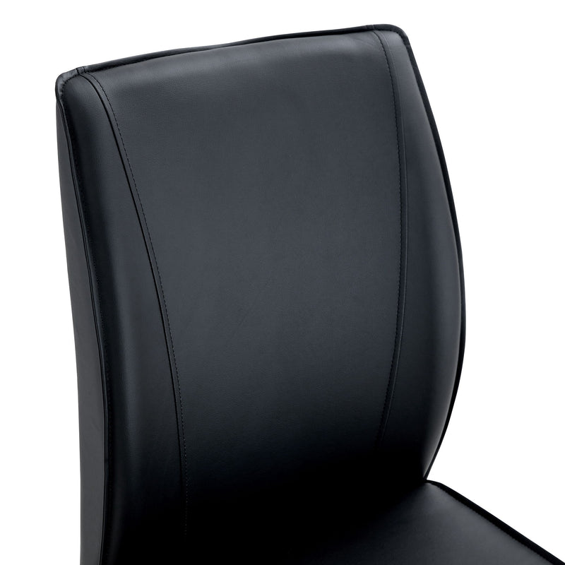 Luxury Simple Arch High Resilience Dining Chair With Arched Leg