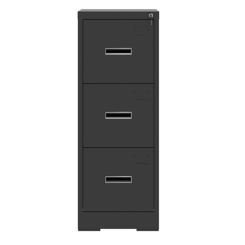 Modern Drawer Metal Vertical File Cabinet With Lock And Card Slot For Office