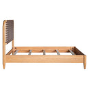 Queen Bed With Caramel Maple Wood - Natural