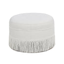 Yolanda - Round Upholstered Accent Ottoman