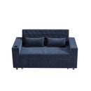 Pull-Out Sofa Bed Convertible Couch With Adjustable Backrest For Living Room