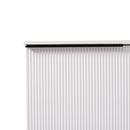 Fluted Bathroom Vanity With Ceramic Sink, Soft Close Slides