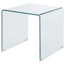 Ripley - Rectangular Tempered Bent Glass Table