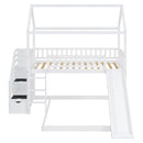 House Bunk Bed With Slide