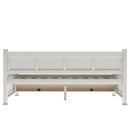 Modern Daybed With 2 Large Drawers, X Shaped Frame