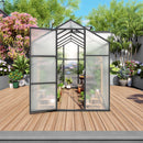 Gain Height Windproof Greenhouse With Raised Base